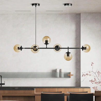 Lampe Suspendue Chique Verre et Métal