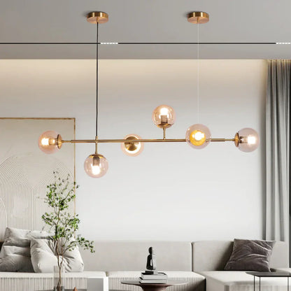 Lampe Suspendue Chique Verre et Métal