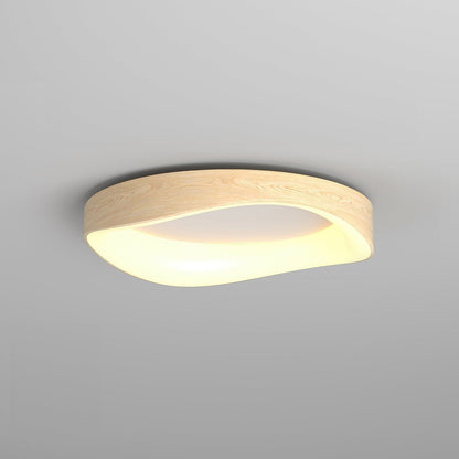 Lampe Plafond LED Design - Suspension Bois et Métal Élégante