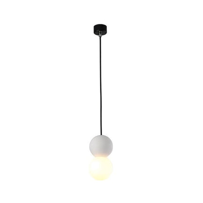Lampe Suspendue Géométrique en Béton et Verre