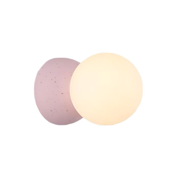 Lampe Suspendue Géométrique en Béton et Verre