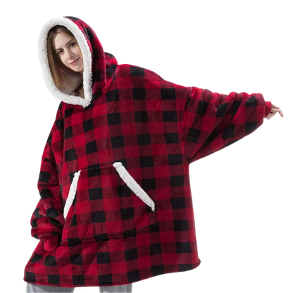 Couverture DouilletteCapuche Oversized avec Poche