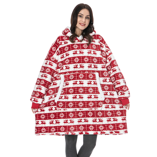 Couverture DouilletteCapuche Oversized avec Poche