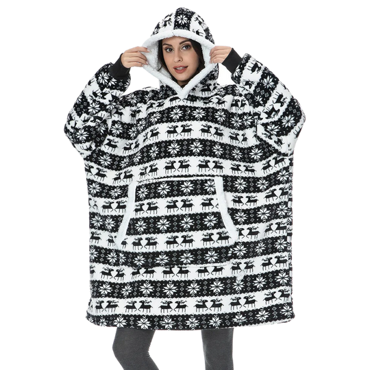 Couverture DouilletteCapuche Oversized avec Poche
