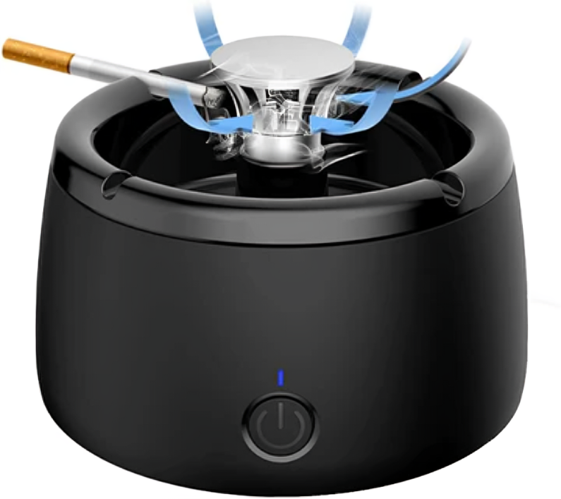 Cendrier Électrique Antifumée avec Purificateur d'Air - BlxckFR