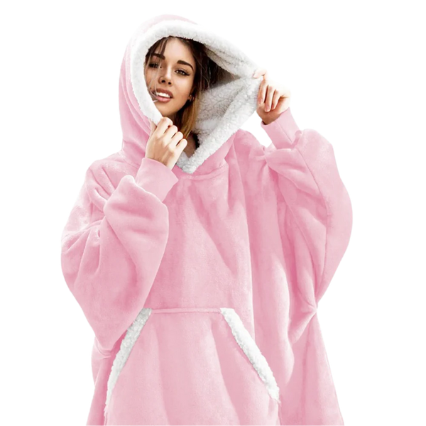 Couverture DouilletteCapuche Oversized avec Poche - BlxckFR