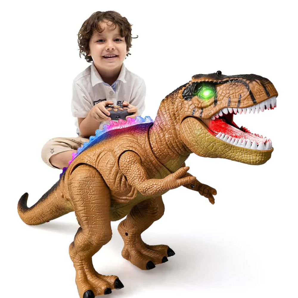 Jouet Dinosaure Télécommandé Marchant Rugissant - BlxckFR
