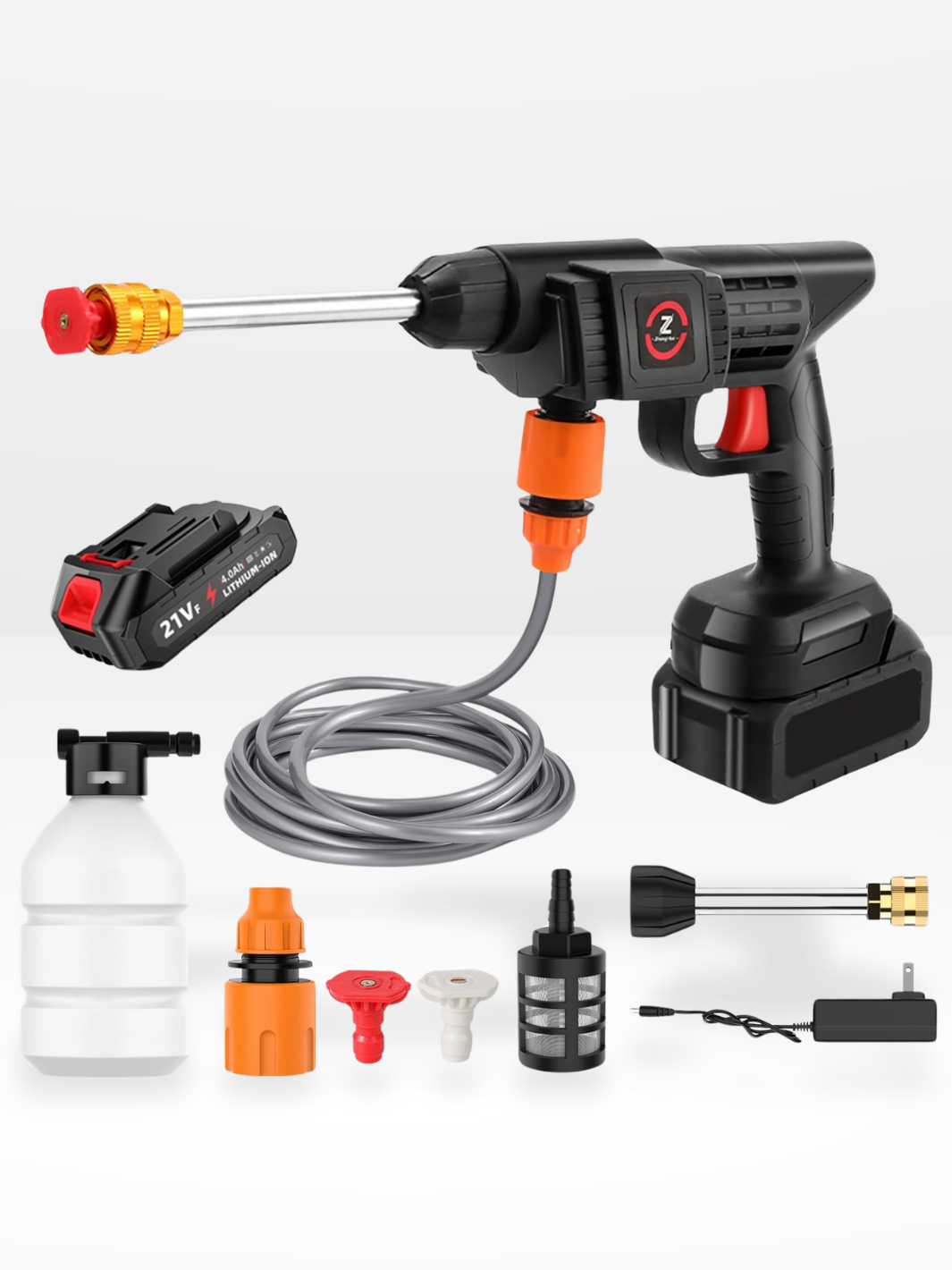 Nettoyeur Haute Pression Portable Électrique 50 Bars | Puissant & Compact