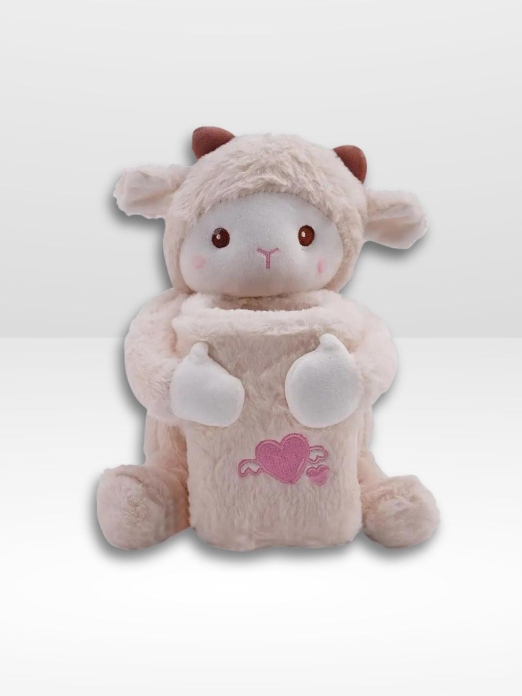 Peluche Mouton Doux pour Bébé Auto - Foivo