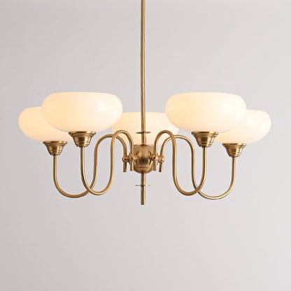 Luminaire Élégant en Verre et Acier – Décoration Intérieure Chic