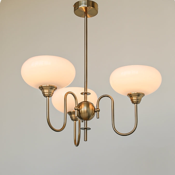 Luminaire Élégant en Verre et Acier – Décoration Intérieure Chic