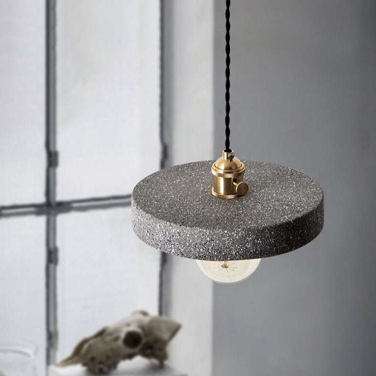 Lampe Suspendue Béton Chic avec Cordon Adjustable