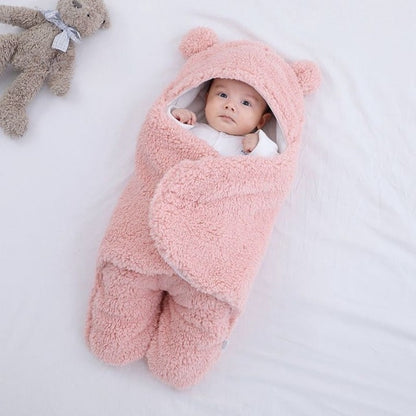 Couverture Bébé Polaire Capuche Douillette