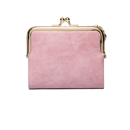 Portefeuille Cuir Classique à Fermeture Antique