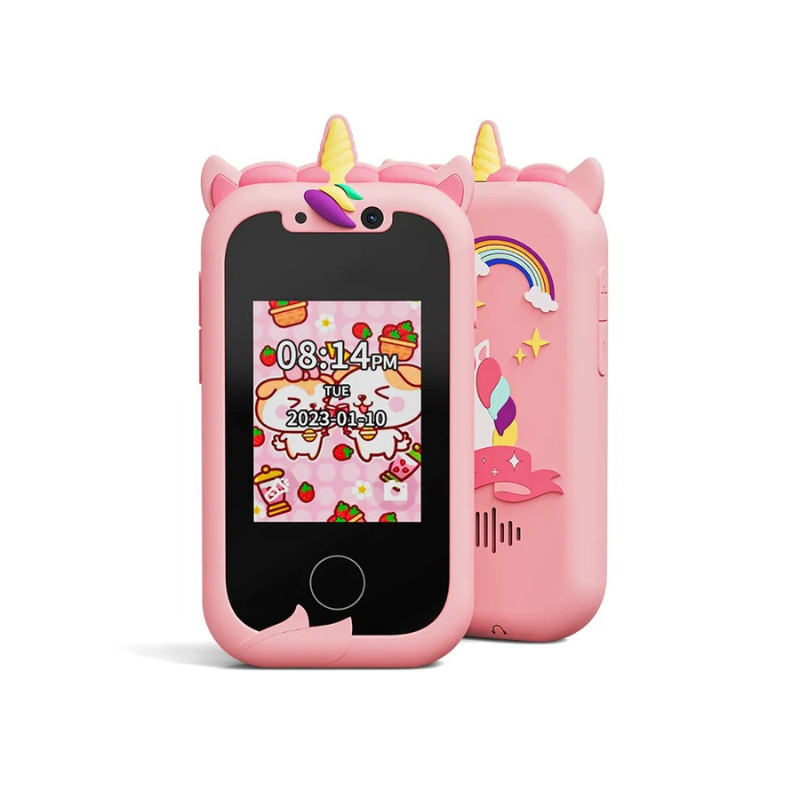Téléphone Enfant Éducatif avec Appareil Photo et Musique - BlxckFR