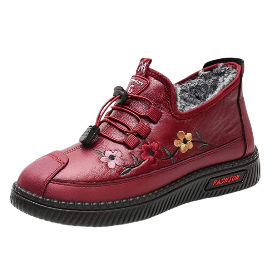 Chaussures Femmes Chic à Lacets Brodées - BlxckFR