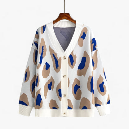 Cardigan détendu Col en V Féminin