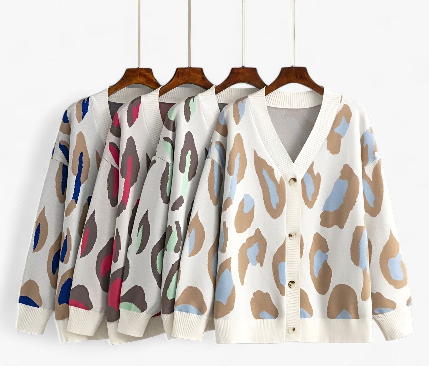 Cardigan détendu Col en V Féminin - BlxckFR