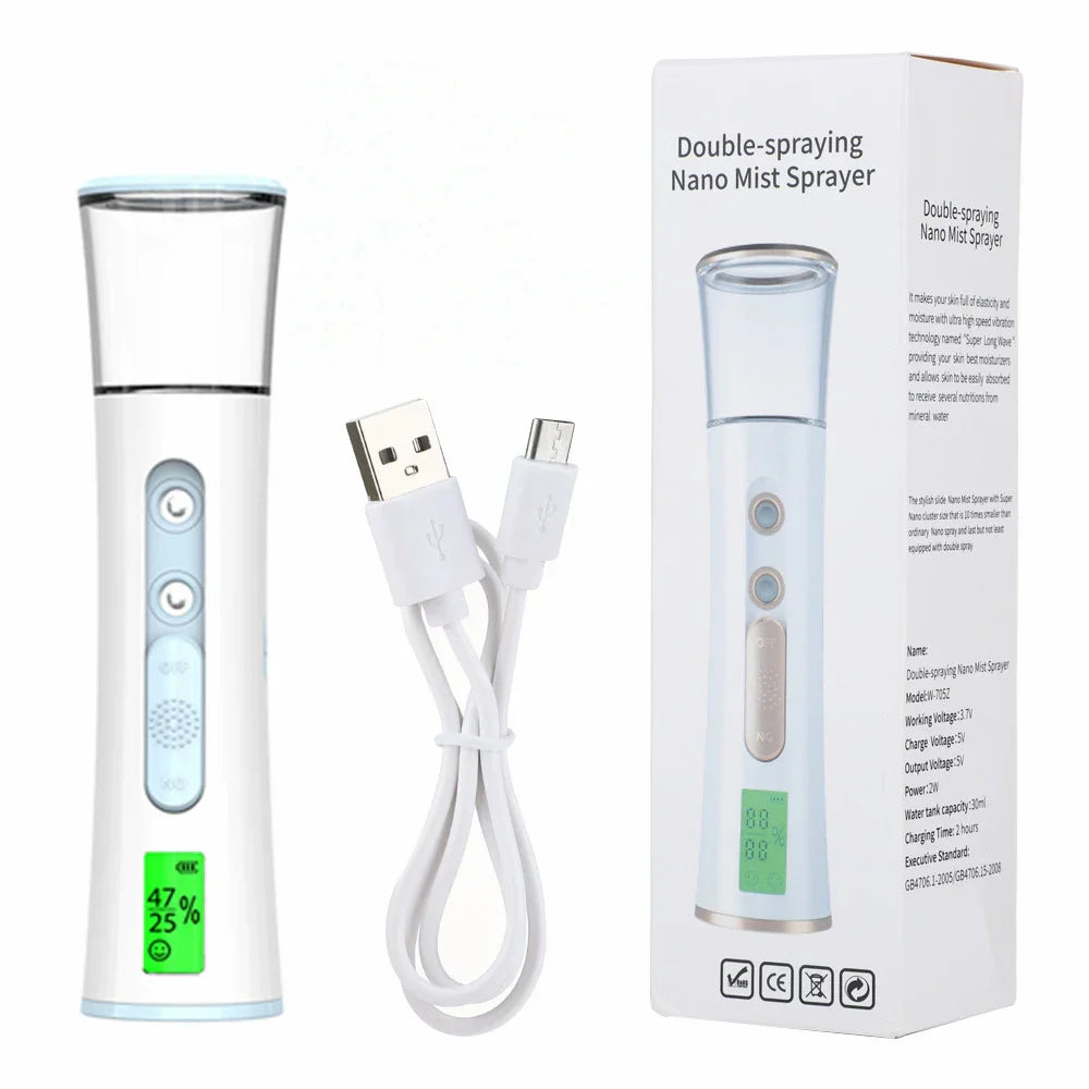 Brumisateur Hydratant Peau Légère Portable