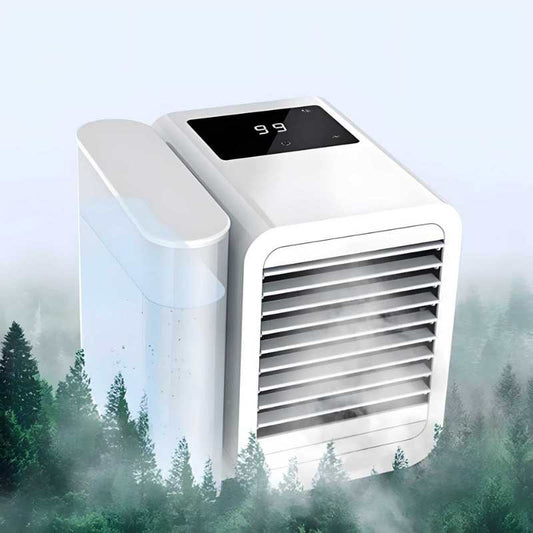 Climatiseur Portable Silencieux - Réservoir 1L pour Refroidissement Rapide - Foivo