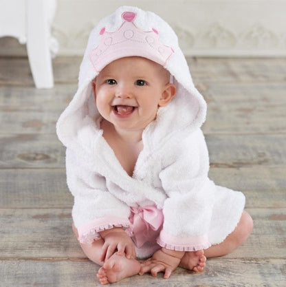 Peignoir de Bébé en Coton Capuchon Animalier
