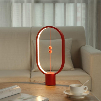 Lampe de Table en Bois avec Interrupteur Magnétique