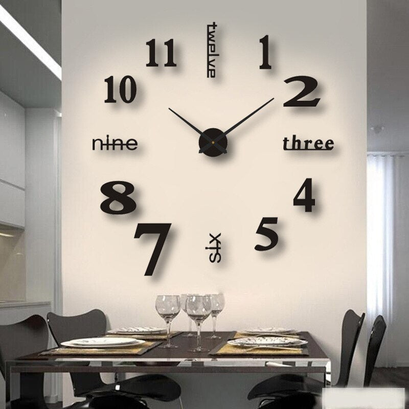 Horloge Murale Design Géante Décorative
