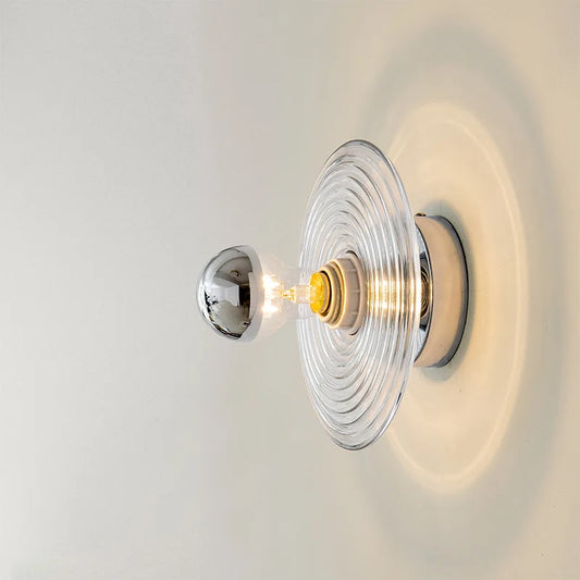 Lampe Murale Élégante en Verre – Style Rétro avec LED Moderne - Foivo