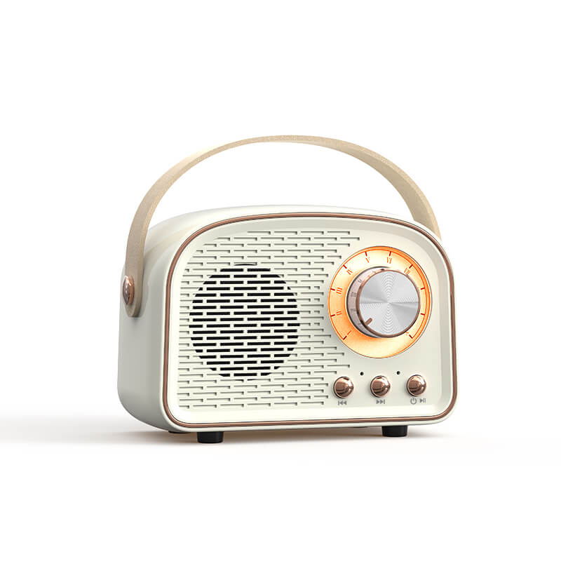Enceinte Bluetooth Vintage Sans Fil Radio Portative - BlxckFR