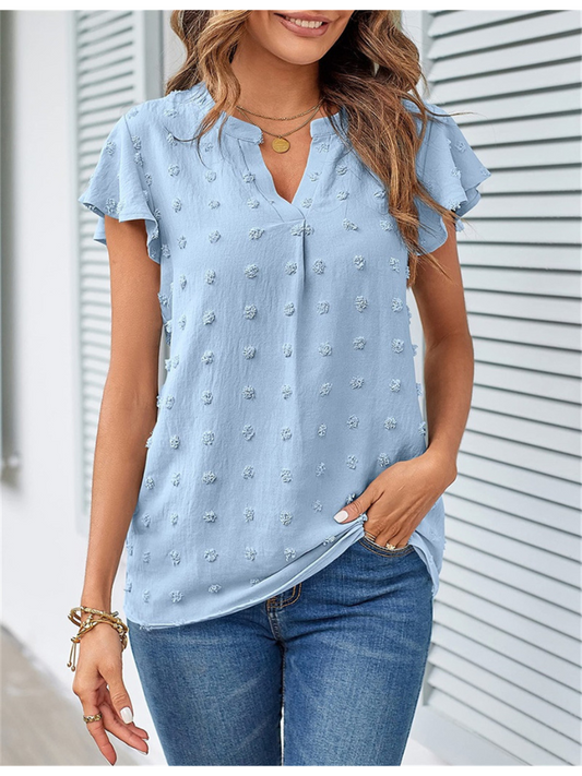 Chemisier Patchwork Féminin Volanté - BlxckFR
