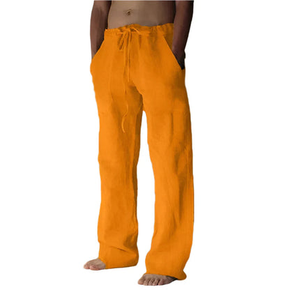 Pantalon Détente Élastique Homme avec Poches Côtés