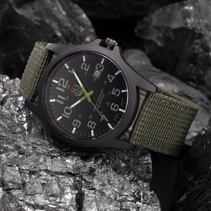 Montre Étanche de Sport Extérieur Style Militaire