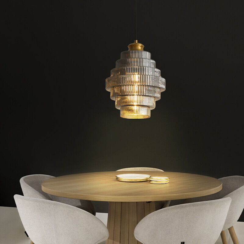 Luminaire Laiton Élégant Verre Transparent