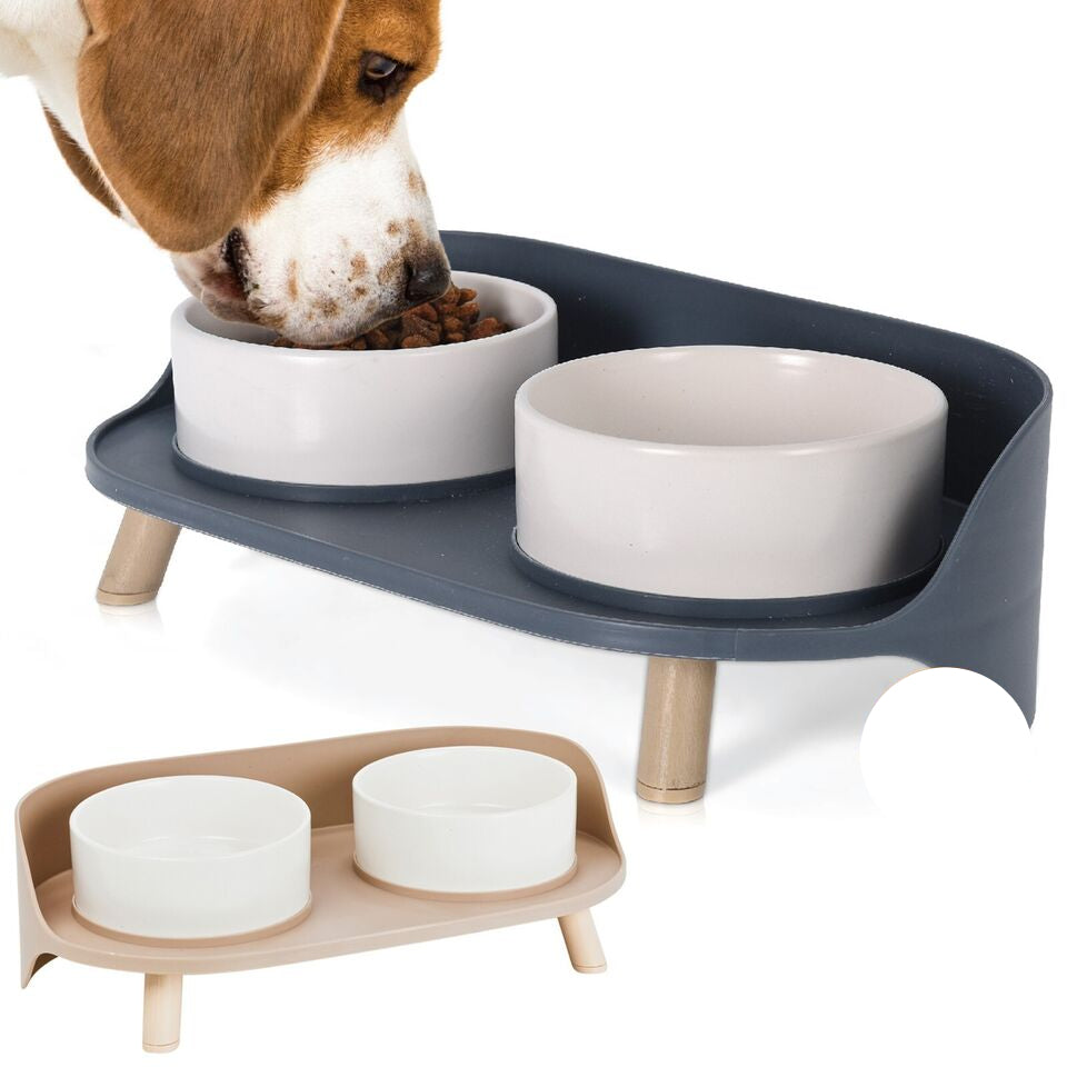 Bac à Manger Canin Élégant avec Pied Stable - Foivo