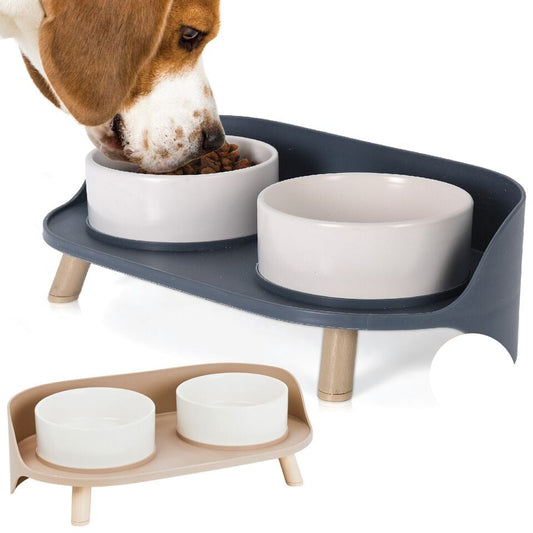 Bac à Manger Canin Élégant avec Pied Stable - Foivo