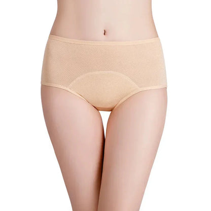 Culotte Hygiénique Femme à Taille Haute Respirante - BlxckFR
