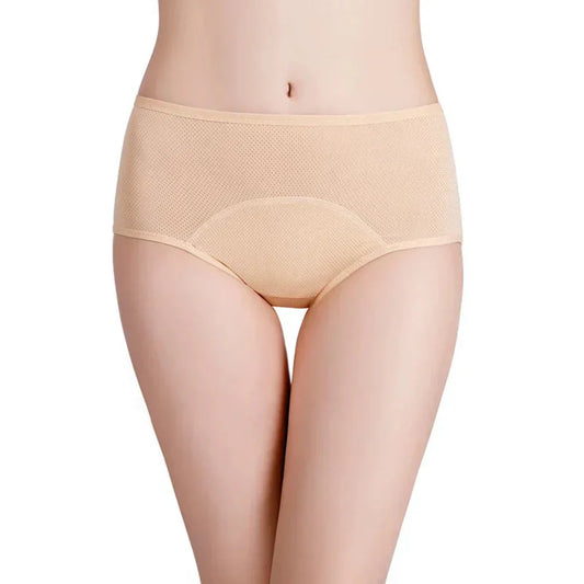 Culotte Hygiénique Femme à Taille Haute Respirante - BlxckFR