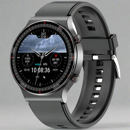 Montre Connectée Acier Inoxydable Fitness Sport Santé - BlxckFR