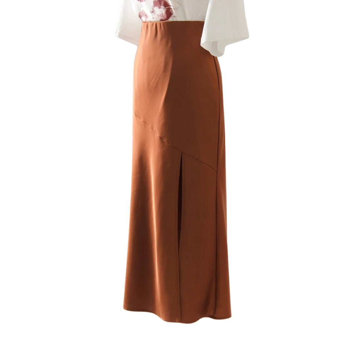 Jupe Femme Satin Coupe Moulante