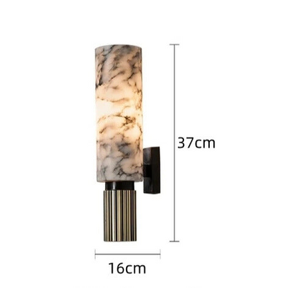 Lampe Murale Design Marmoré et Cuivre - Éclairage LED Chic pour Maison