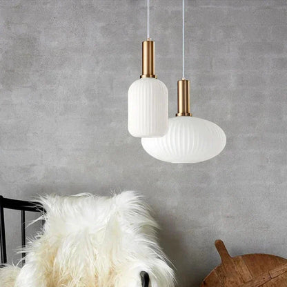 Lampe Suspendue en Verre Chic