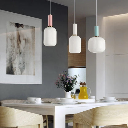 Lampe Suspendue en Verre Chic