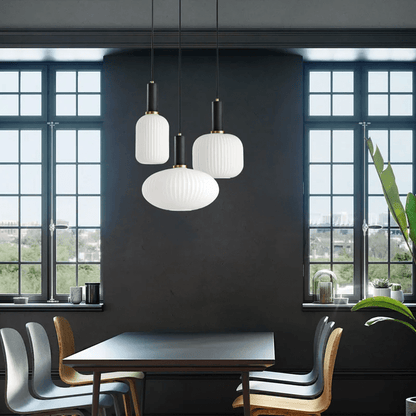 Lampe Suspendue en Verre Chic