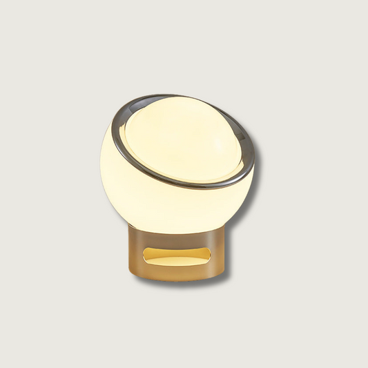 Lampe Minimaliste en Verre Blanc - Foivo
