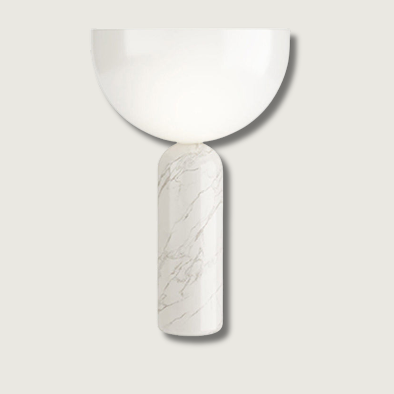 Lampe de Bureau en Pierre | Design Raffiné et Lumière Douce - Foivo