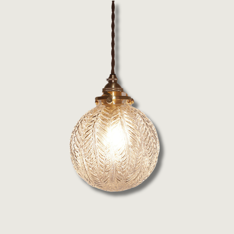 Lampe Plafond Ronde Rétro Chic - Foivo