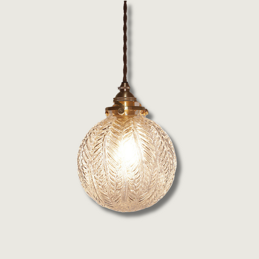 Lampe Plafond Ronde Rétro Chic - Foivo