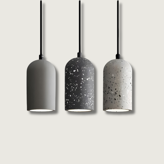 Lampe Plafond en Béton Brut Élégante - Foivo