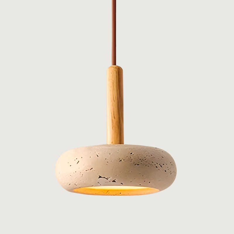 Lampe Suspendue Pierre Naturelle Chaude - Foivo
