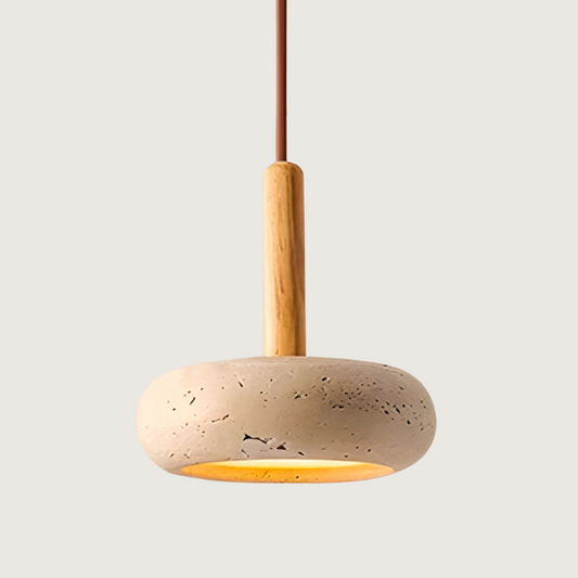 Lampe Suspendue Pierre Naturelle Chaude - Foivo